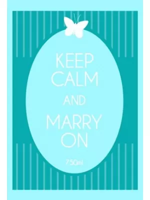 Keep Calm Wine Label
