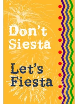 Lets Fiesta Wine Label